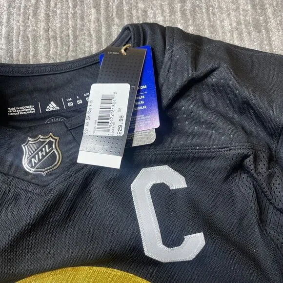 Boston Bruins Patrice Bergeron Jersey Mens 50 Adidas 100th Anniversary Authentic